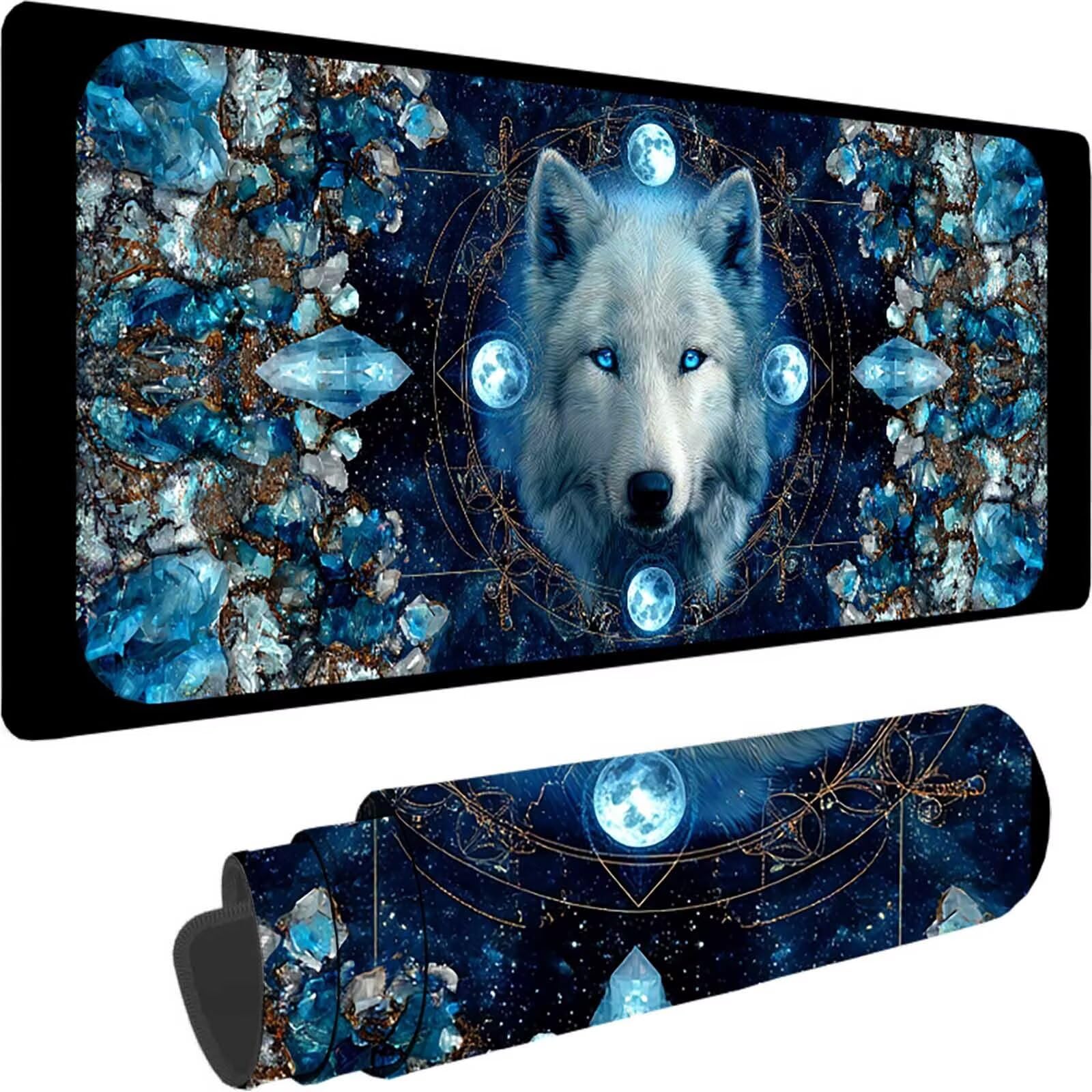 Podkładka pod mysz XXL 1200 x 600 x 3 mm, czarna podkładka pod mysz do gier zwierzę ochraniacz na biurko ze zszytymi krawędziami, podkładka pod mysz do gier poprawia dokładność i szybkość dla graczy