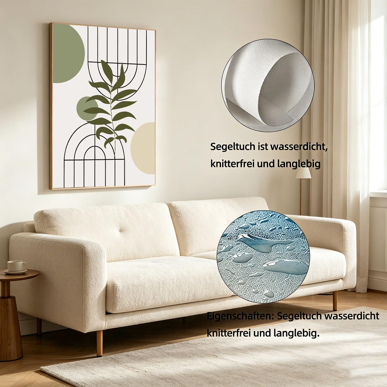 BDKCYO Cuadros murales para sala de estar, imágenes modernas de geometría abstracta, póster artístico, decoración de pared, sin marco (líneas B, 60 x 90 cm)