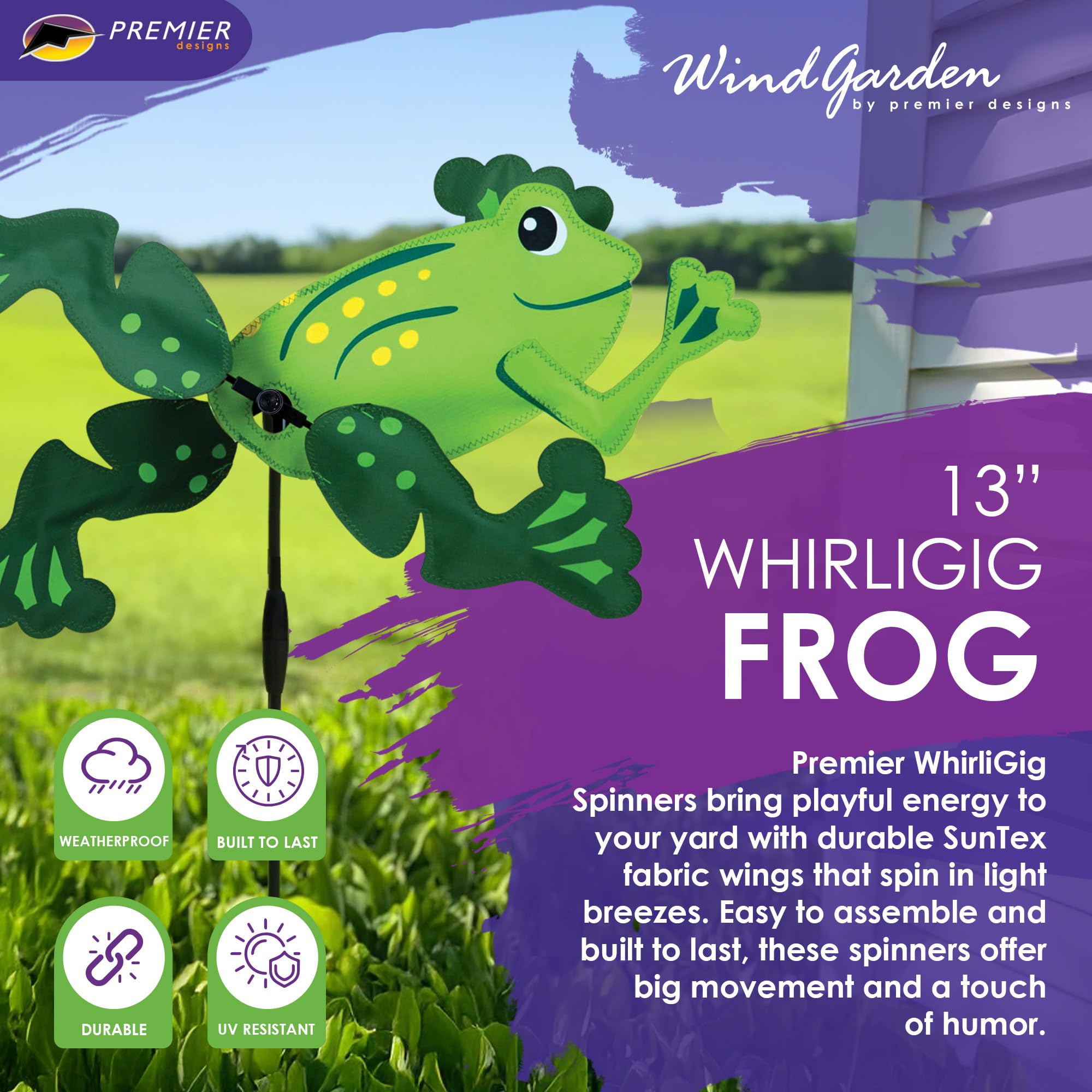 Musique Spinner – 13 en. Grenouille Spinner