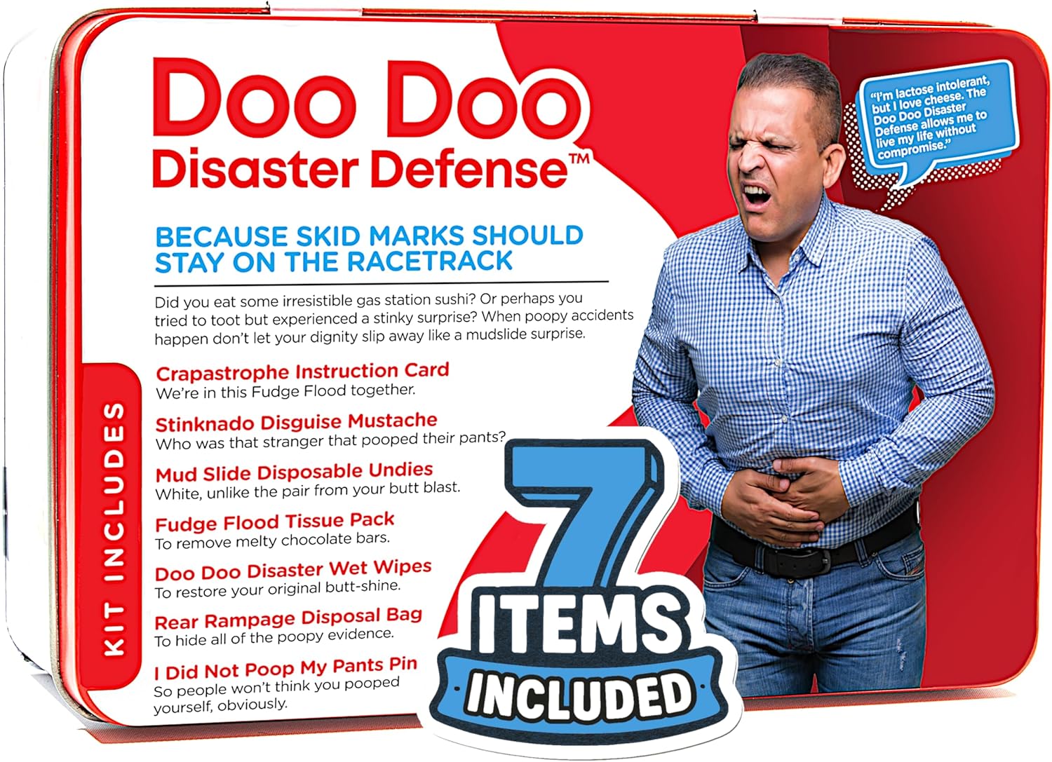 Emergency Shart Kit – 7 Items – Poop Prank Gift. Includes Wet Wipes, Disposable Underwear, Hilarious Badge, More. Stinky Novelty Accident Emergency Fart Joke for Dad, Husband, Family Emergency Shart Kit – 7 Items – Poop Prank Gift. Includes Wet Wipes, Disposable Underwear, Hilarious Badge, More. Stinky Novelty Accident Emergency Fart Joke for Dad, Husband, Family