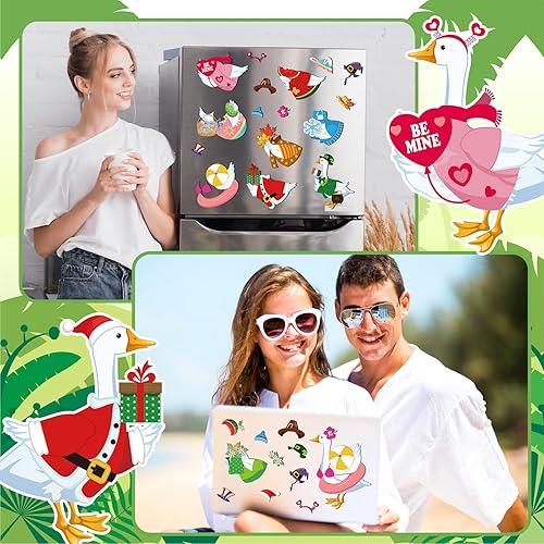 Vista 61 de Fabbay 25 piezas de calcomanías magnéticas para nevera, nevera, decoración divertida, médica, para nevera, nevera, portátil, casillero