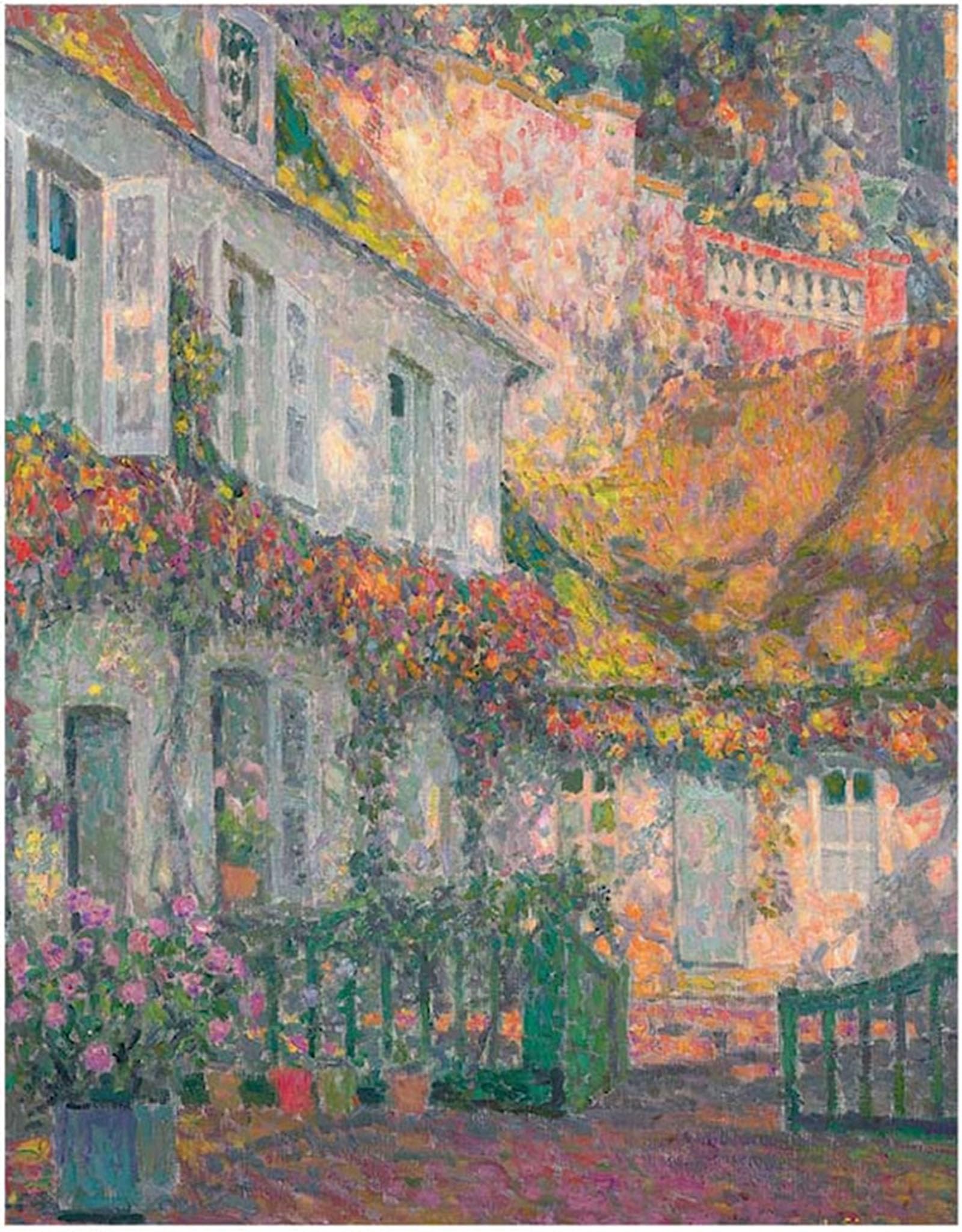ARTXLXXBN Famous Painting Canvas Artwork Graffiti Print Mansion in the Afternoon by Henri Le Sidaner Portrait Canvas Image for Home Decor 60x90cm