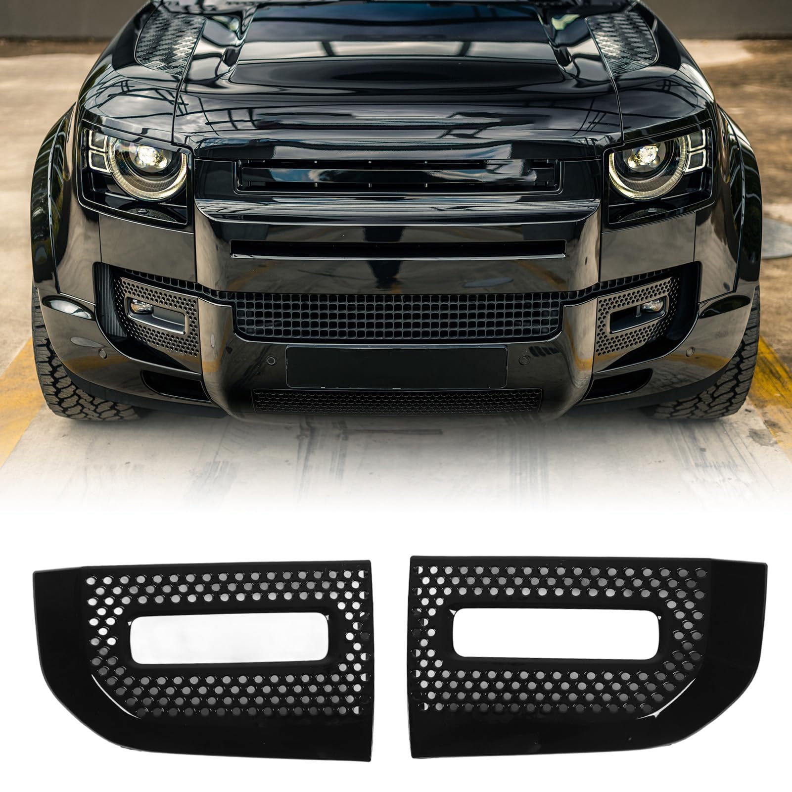 Grilles de protection pour feux antibrouillard Defender L663 2020+ - 7