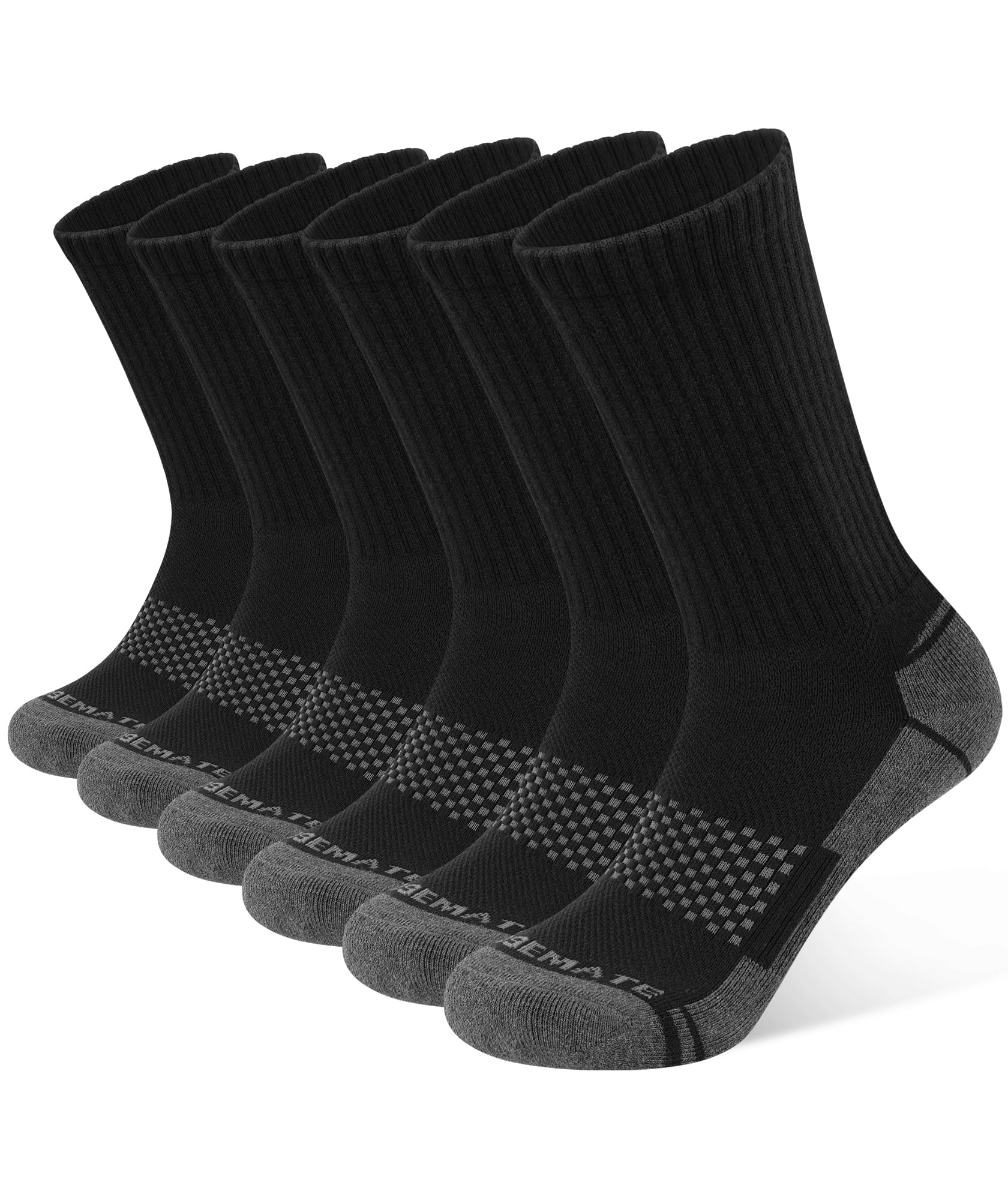 Closemate Men's Sports Socks, Breathable, Odor Resistant, Hiking Socks, Sweat Absorbent, Quick Drying, Climbing, Work Socks, Outdoor, Running Socks, Pile Sole, Combed Cotton, No Stuffiness
