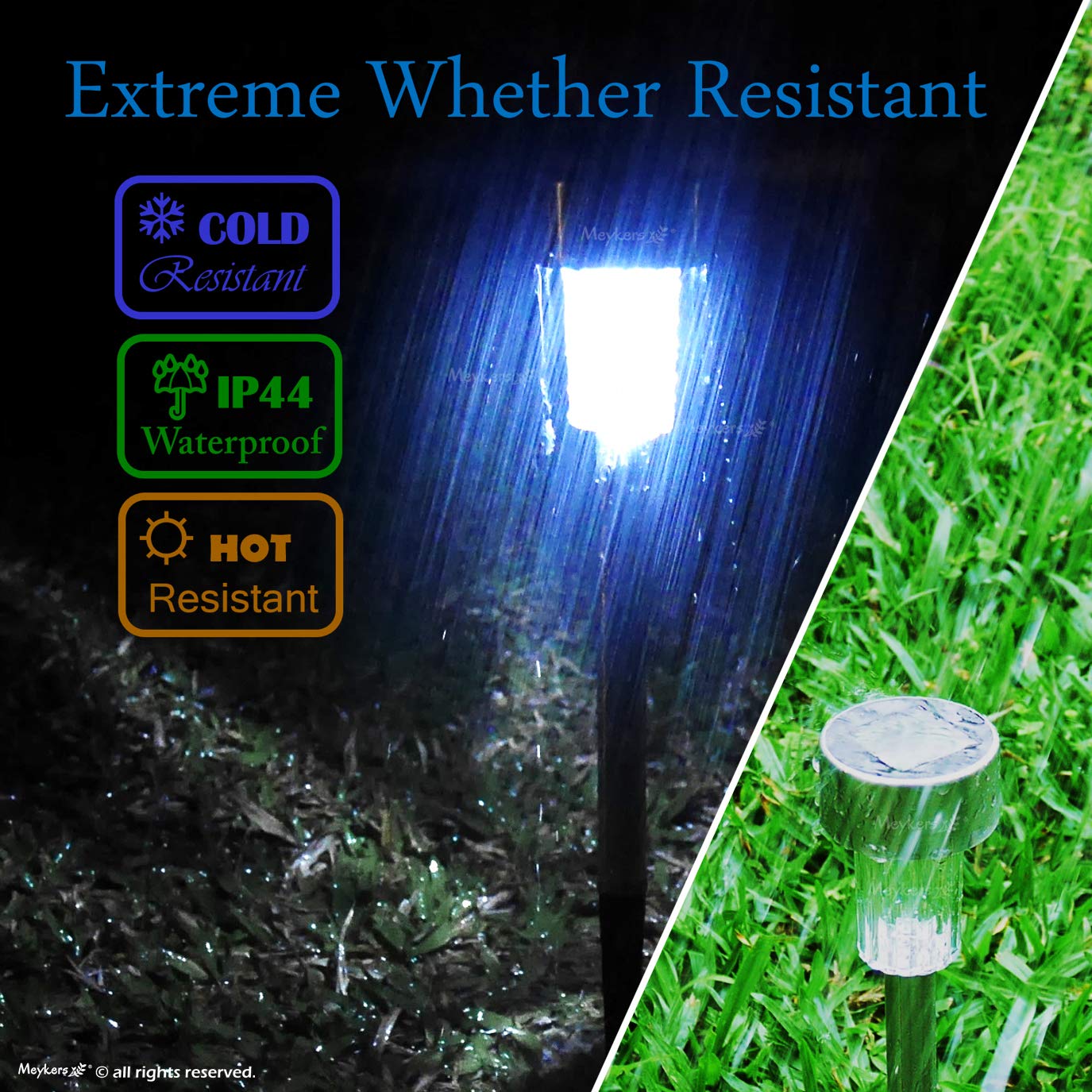 Buy Meykers Solar Light Outdoor Pathway Garden Driveway (16 Pack