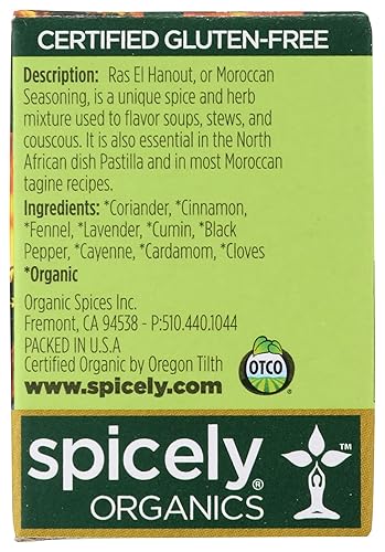 Miniatura 7 de SPICELY Ras El Hanout orgánico 04 onzas