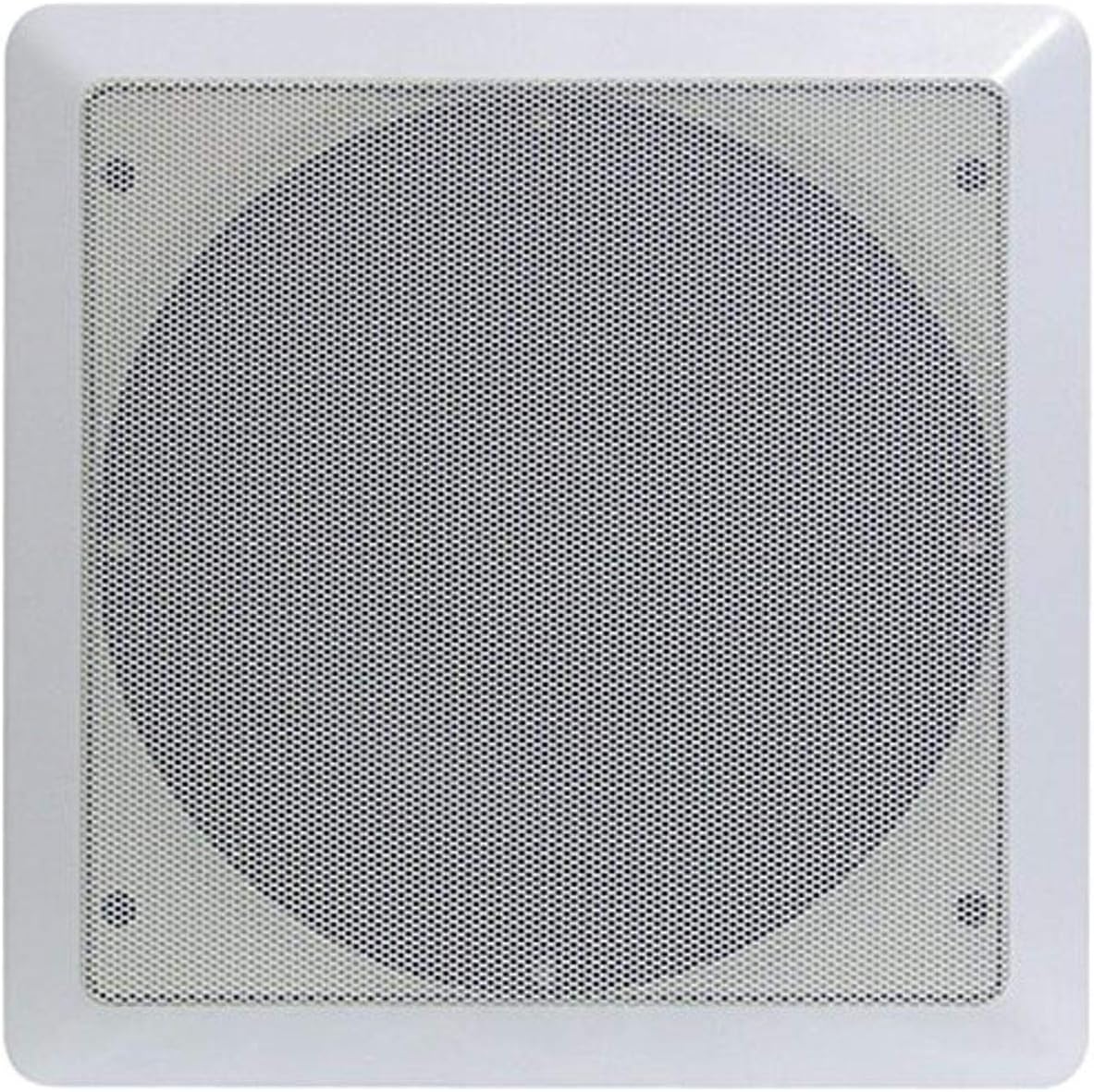 6.5” Ceiling Wall Mount Speakers - Pair of 2-Way Midbass Woofer Speaker 1/2'' Polymer Dome Tweeter Flush Design w/70Hz - 20kHz Frequency Response & 200 Watts Peak Easy Installation - Pyle PDIC65SQ