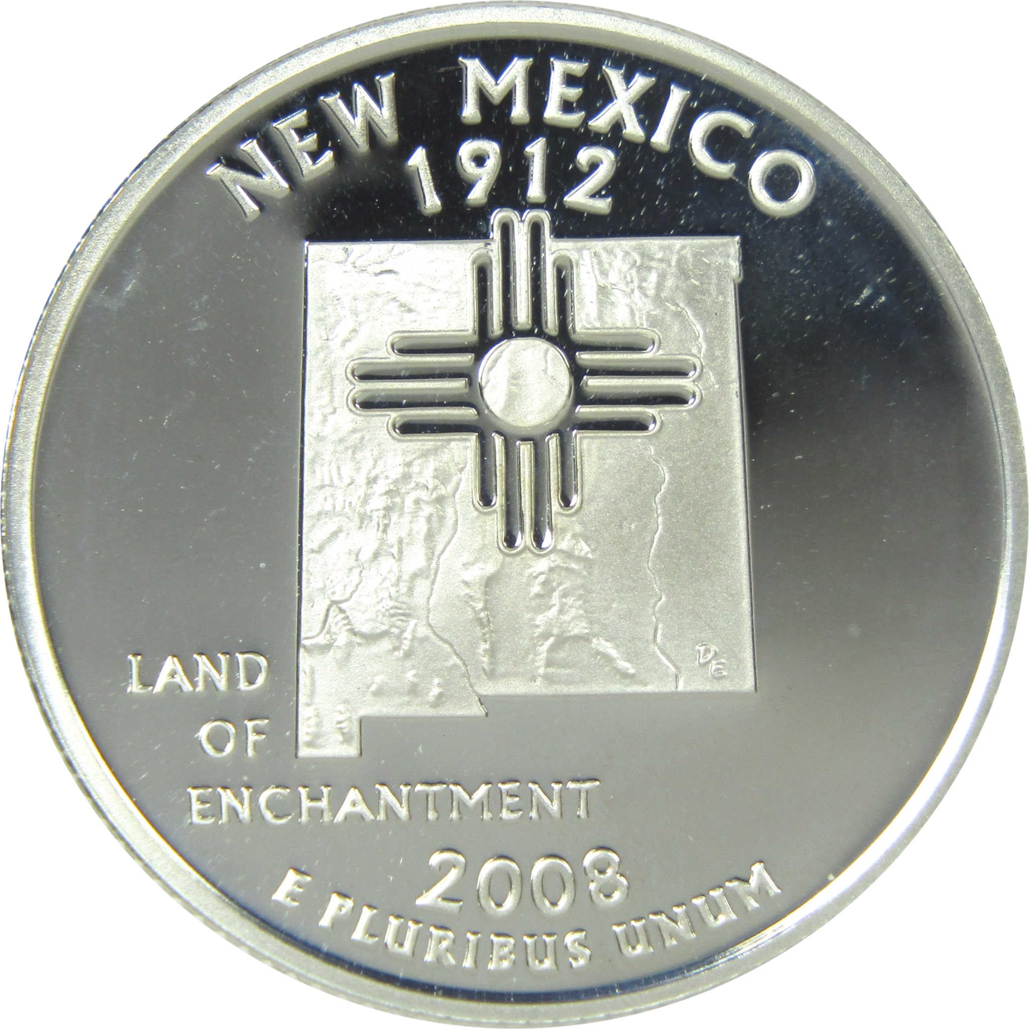 【新品未使用】2008年発行 ニューメキシコ州Quarter 1 バンク•ロール Buy 2008-D New Mexico Statehood Quarter 40-Coin Roll BU | APMEX