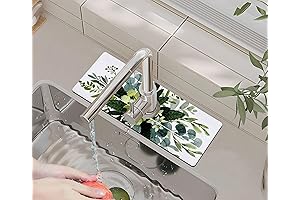 Kitchen Sink Splash Guard Faucet Mat
