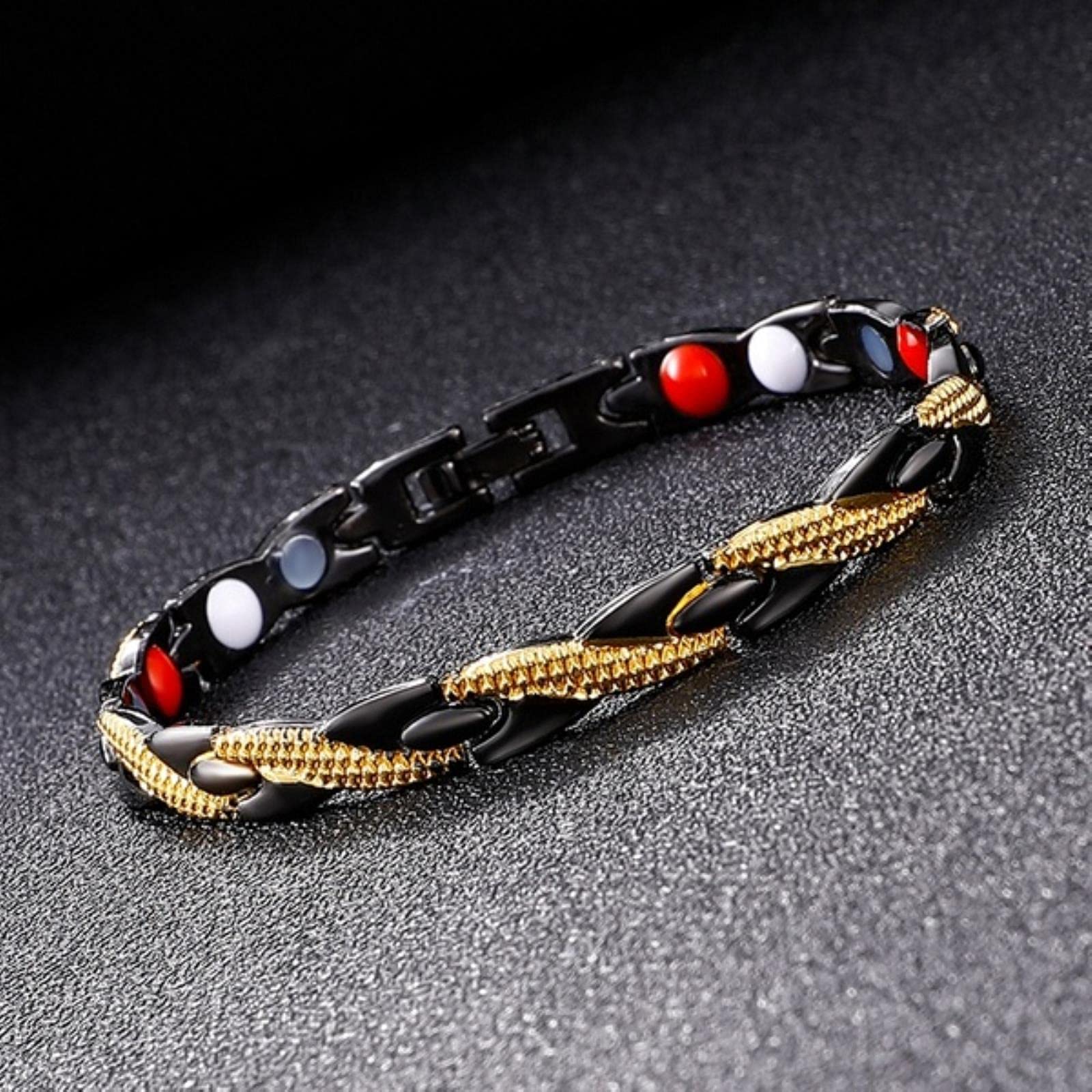 Stronrive Bracciale Dimagrante Detox - Bracciale disintossicante con zirconi magnetici | Bracciale di disintossicazione linfatica con zircone Magnetico, Braccialetto Dimagrante, Braccialetto