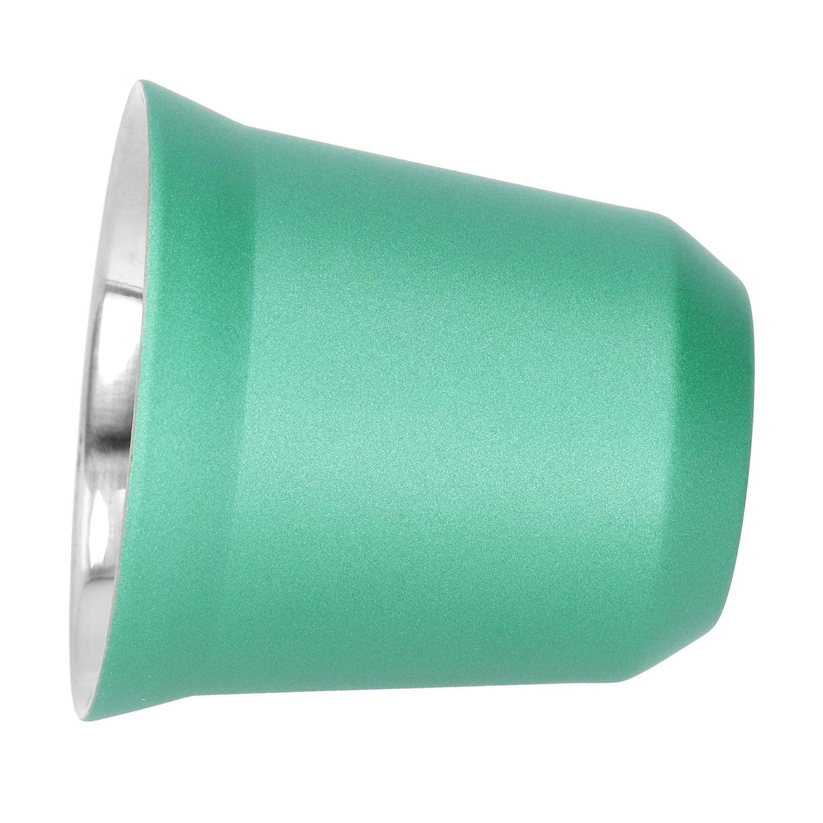 Kubek do kawy ze stali nierdzewnej 304, przenośny, na kemping, podróże, akcesoria kuchenne, 80 ml, zielony
