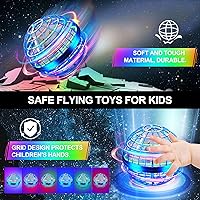 Vista 7 de Juguete de bola de orbe volador, LED de paracaídas mejorado 2026, mini bola de gravedad mágica controlada a mano, boomerang de globo cósmico, regalo