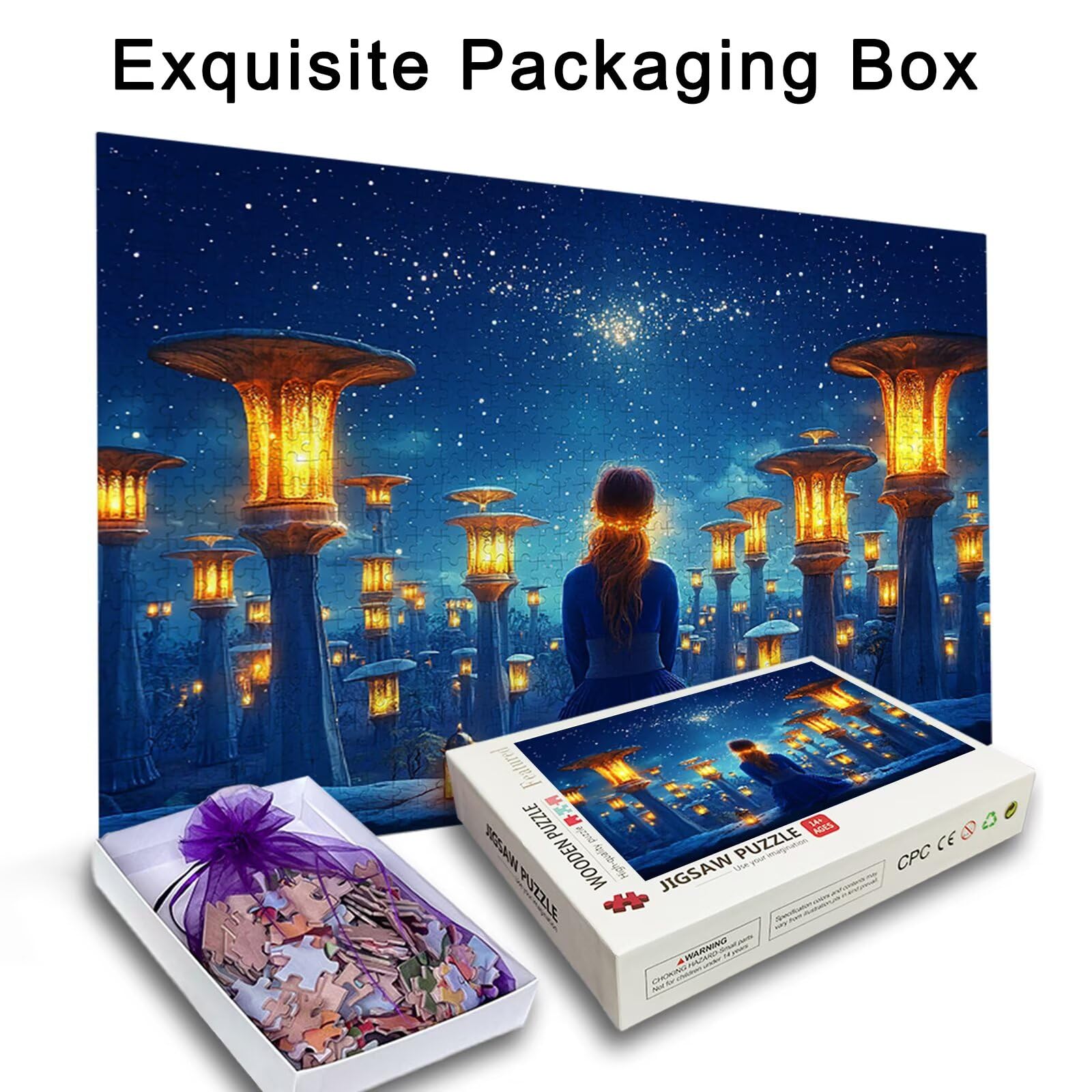 Puzzle dla dorosłych 4000, puzzle anime dla dorosłych, 4000 elementów, drewniane puzzle z wykwintnym pudełkiem, niemożliwe puzzle do dekoracji wnętrz, prezenty dla kobiet/mężczyzn, -3895