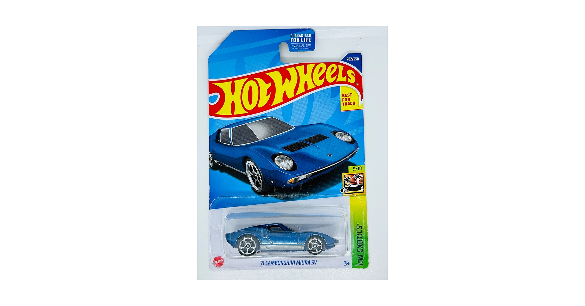 ホットウィール　'71 Lamborghini Miura P400 SV Hot Wheels '71 Lamborghini Miura SV 2025 Case K Black & Gold