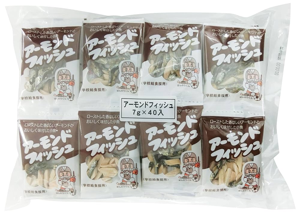 Fujisawa Shoji almond Fish 7g ~ 40 bags : Amazon.ca: Grocery