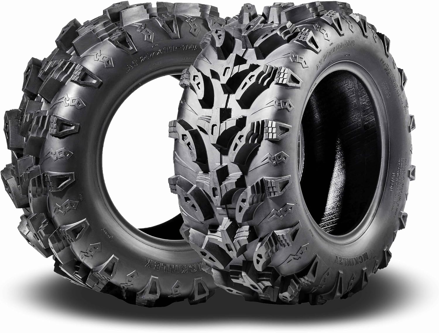 MCKINLEY UTV ATV Tires 27X9-14 6-Ply Super Mud 27X9X14 All Terrain X611, Set 2