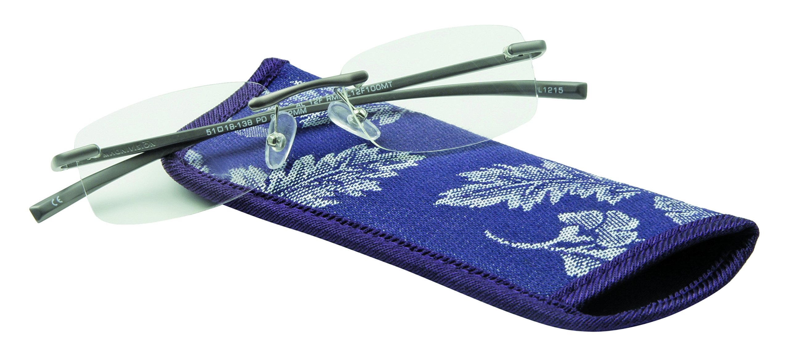 Magnivision Foster Grant Reading Glasses, AL 12 F, Strength 2.5