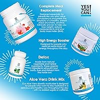 Vista 8 de Yes You Can! Kit de desintoxicación Plus (fresa de reemplazo de comidas, hibisco de aloe vera) Polvo completo de reemplazo de comidas, potenciador