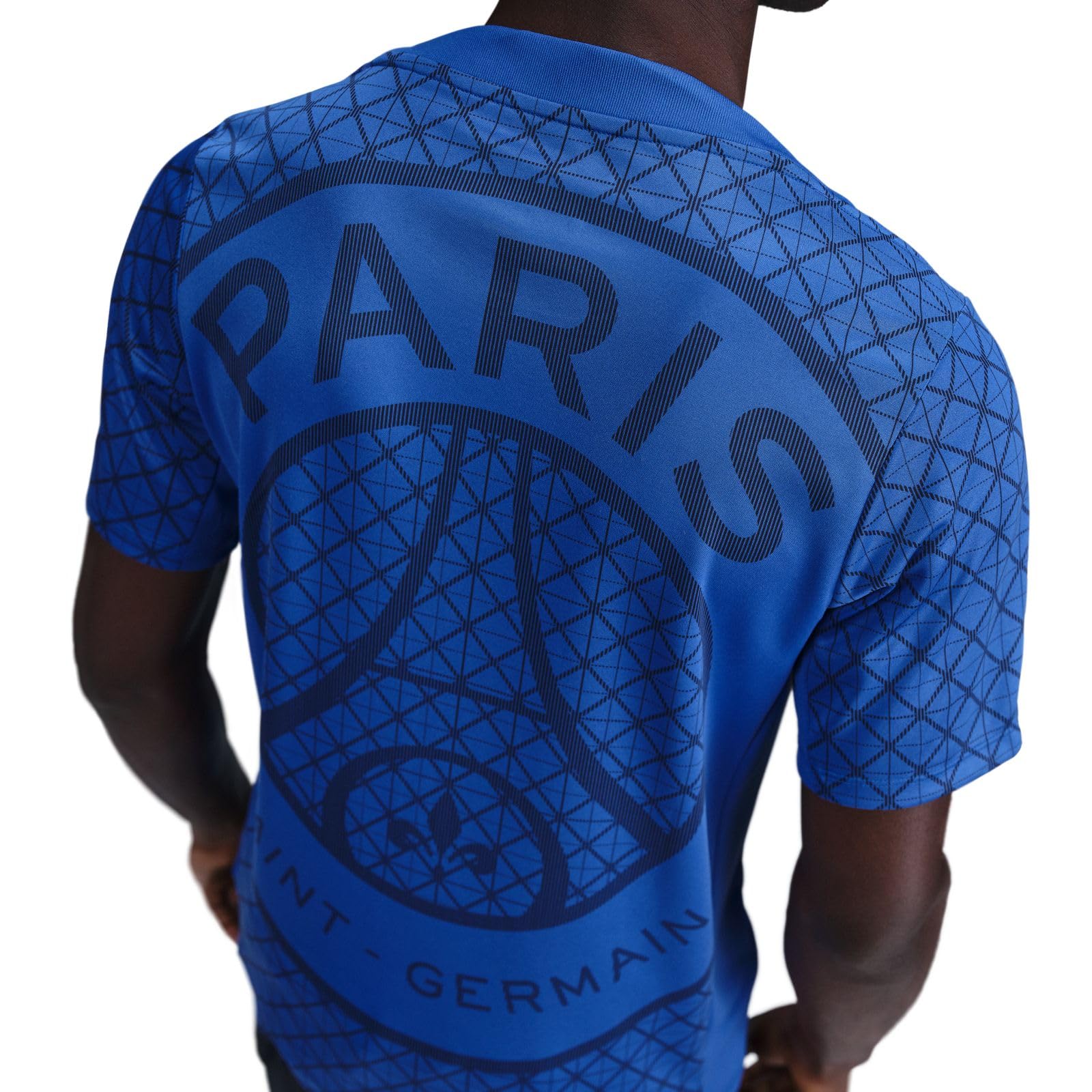 Nike Paris Saint-Germain Academy Pro Domicile Haut de Foot À Manches Courtes D'avant-Match Nike Dri-fit pour Homme Maillot de Football Homme
