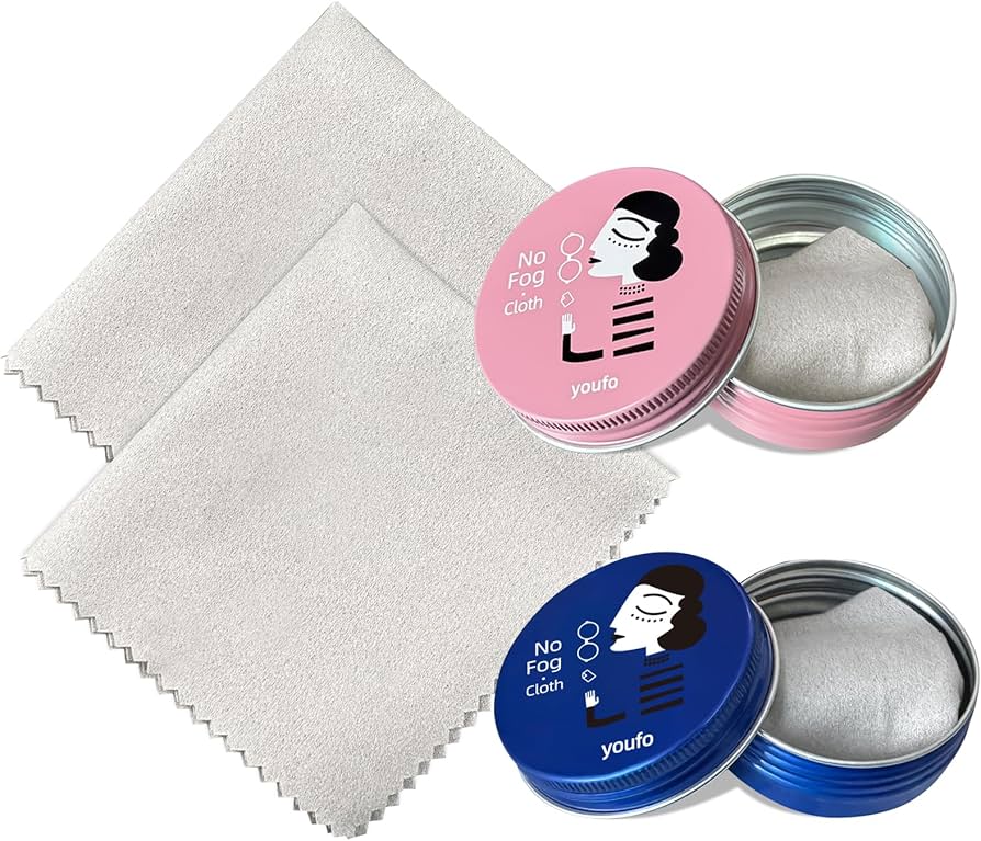 2枚セット くもり止めクロス メガネ拭き 眼鏡ふき　サングラス カメラレンズ Amazon.co.jp: [youfo] メガネ くもり止め クロス【ドライタイプ 2枚