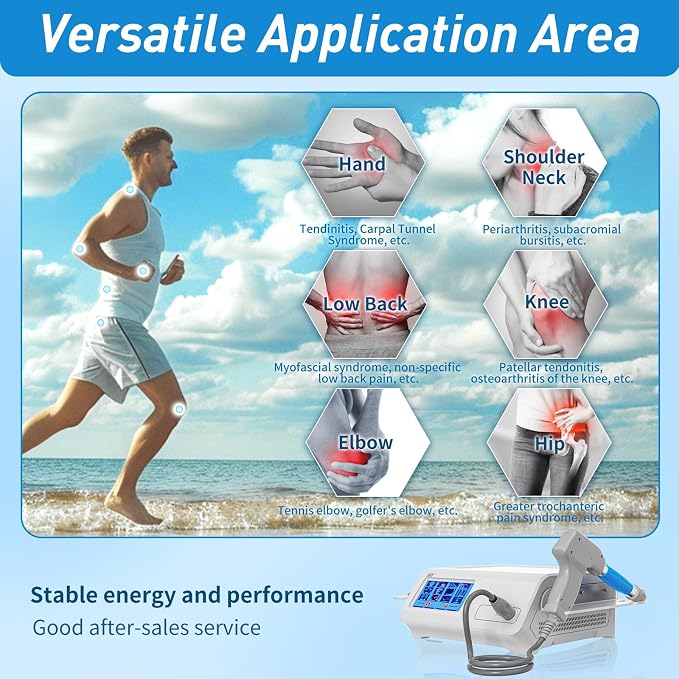 Máquina de terapia de ondas de choque para dolor articular y muscular miniatura 2