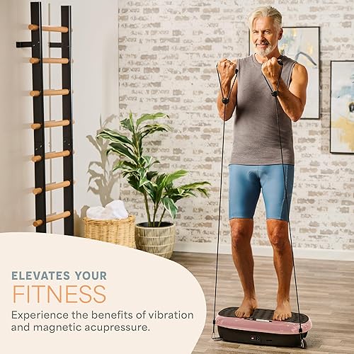 Miniatura 26 de Lifepro Vibration Plate Exercise Machine with Magnetic Acupoints - Full Body Vibration Platform for Beginners and Recovery - Ideal Lymphatic Negro