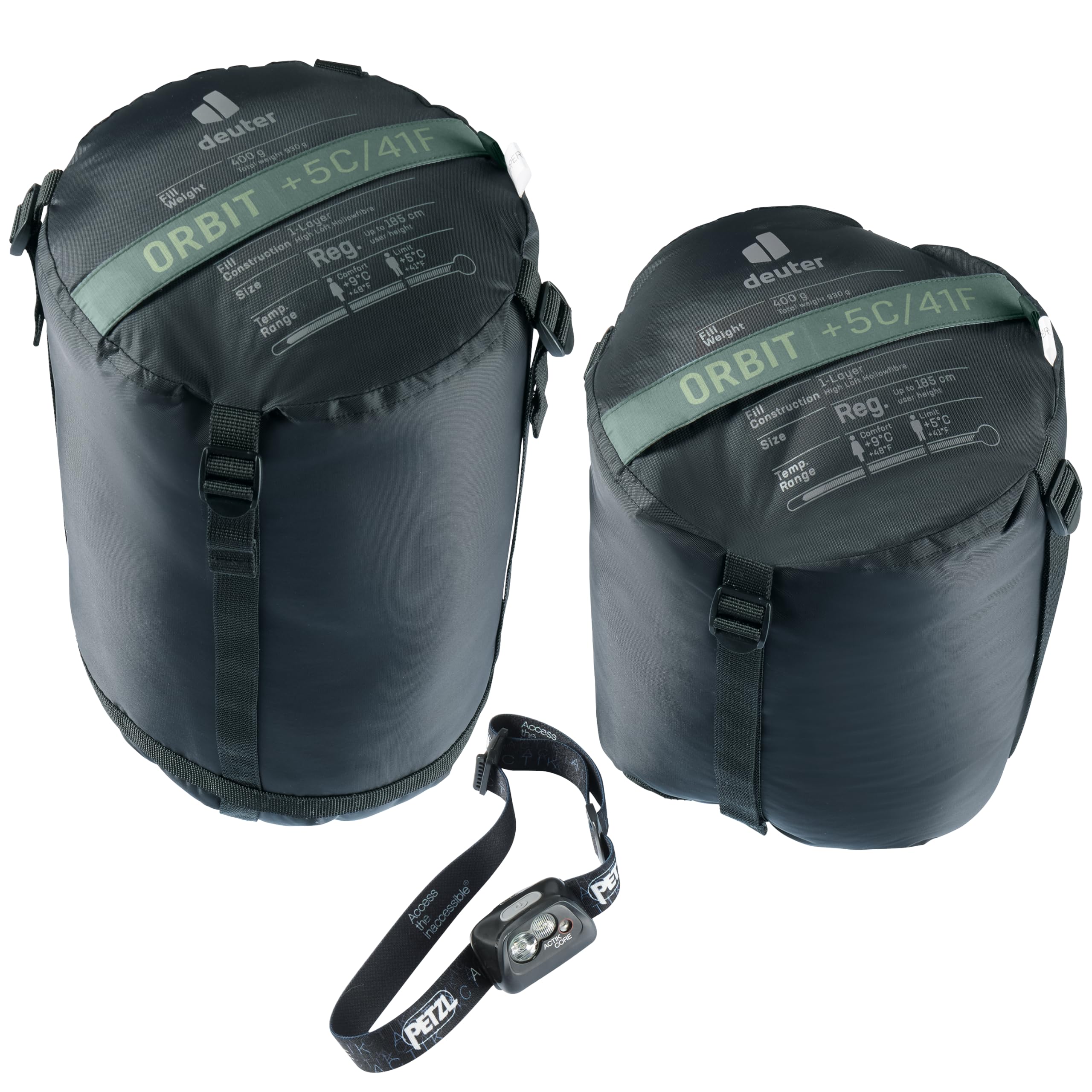 deuter Orbit +5C/41F Saco de Dormir de Fibra sintética