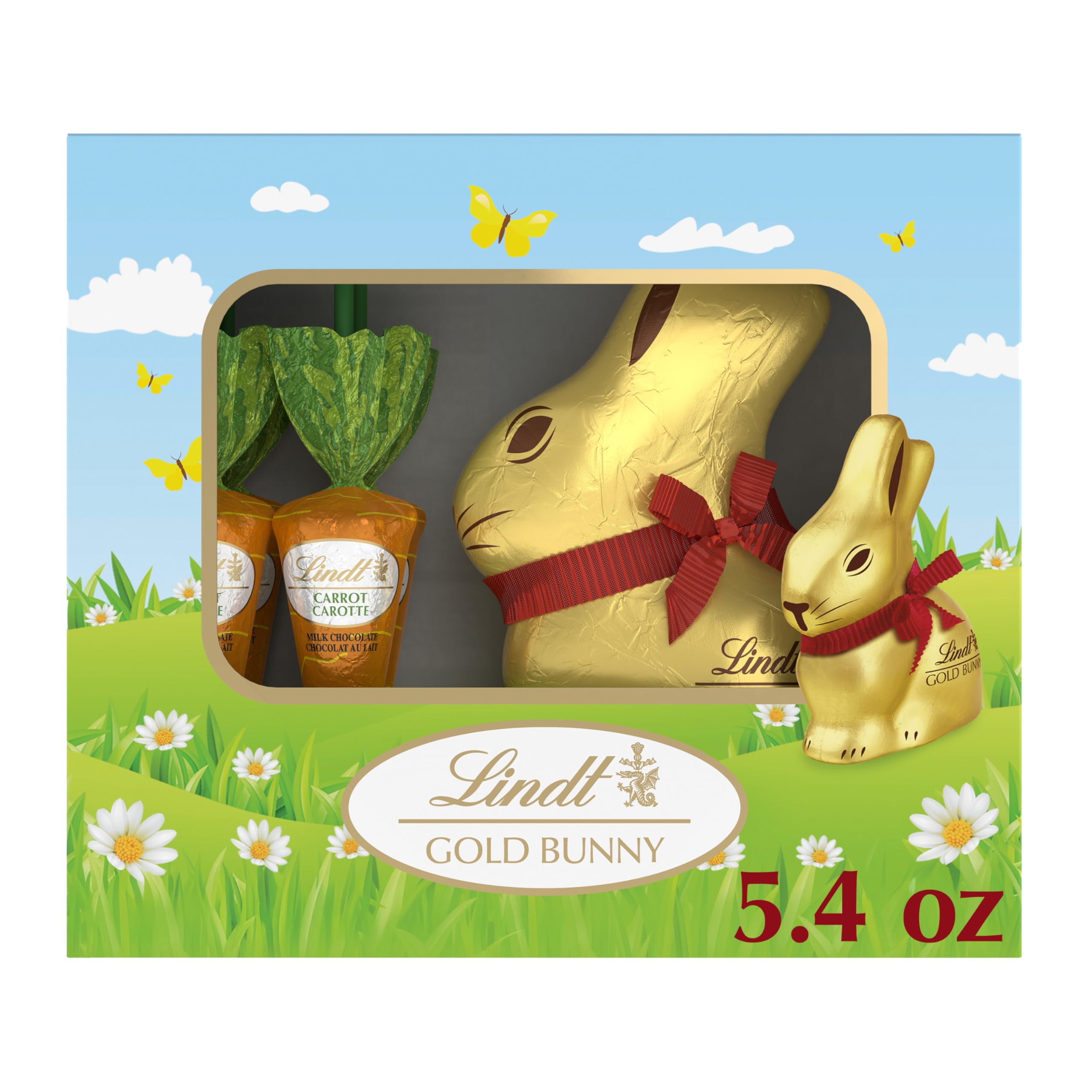 Amazon.com: Lindt GOLD BUNNY Milk Chocolate & Milk Chocolate
