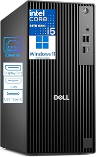 Dell Next Gen OptiPlex Tower PC: 14th Gen Intel i5-14500 14-Core up to 5.0GHz, 16GB DDR5, 512GB SSD, Win 11 Pro, Type-C, Dual 4K Display