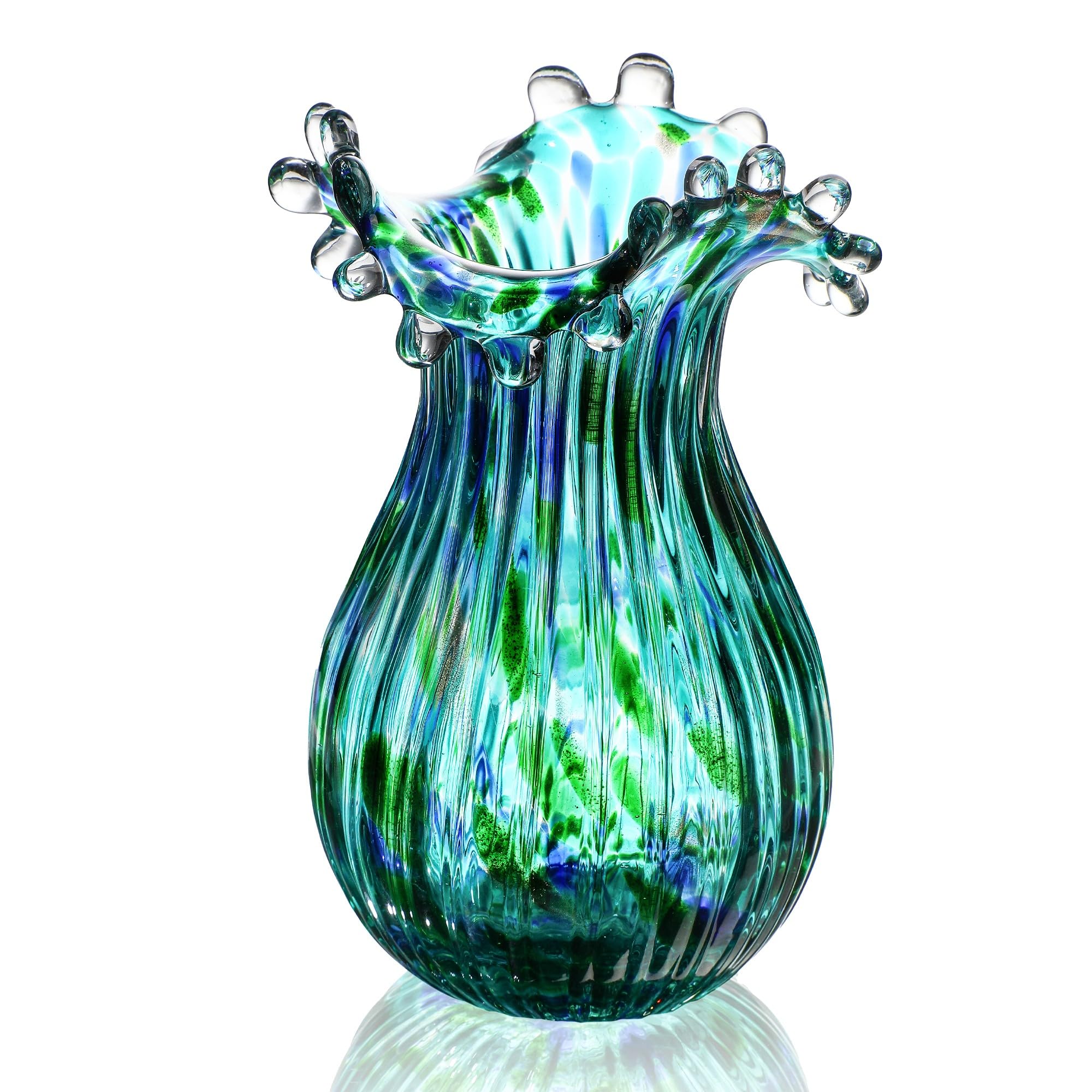 QFkris Green Bubble Vase