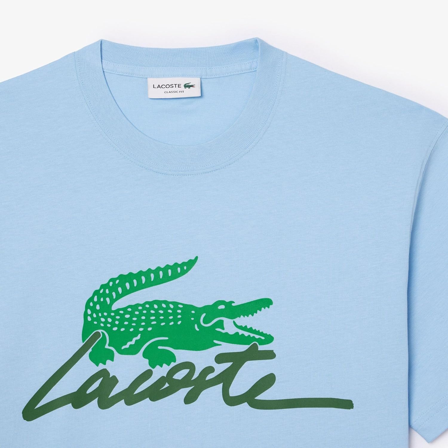 Lacoste Men's Signature Print Cotton T-Shirt