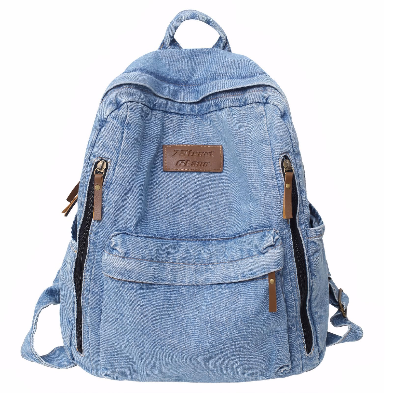 Zaino Jeans Donna per Laptop Zaino Denim Urbano Cowboy Chic
