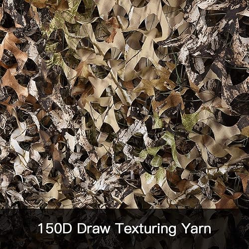 Vista 100 de LOOGU - Red de camuflaje militar para caza y acampada, 6.5 x 10 pies, 6.5 x 26 pies, 10 x 10 pies, 10 x 13 pies, 10 x 16.5 pies, 13 x 16.5 pies