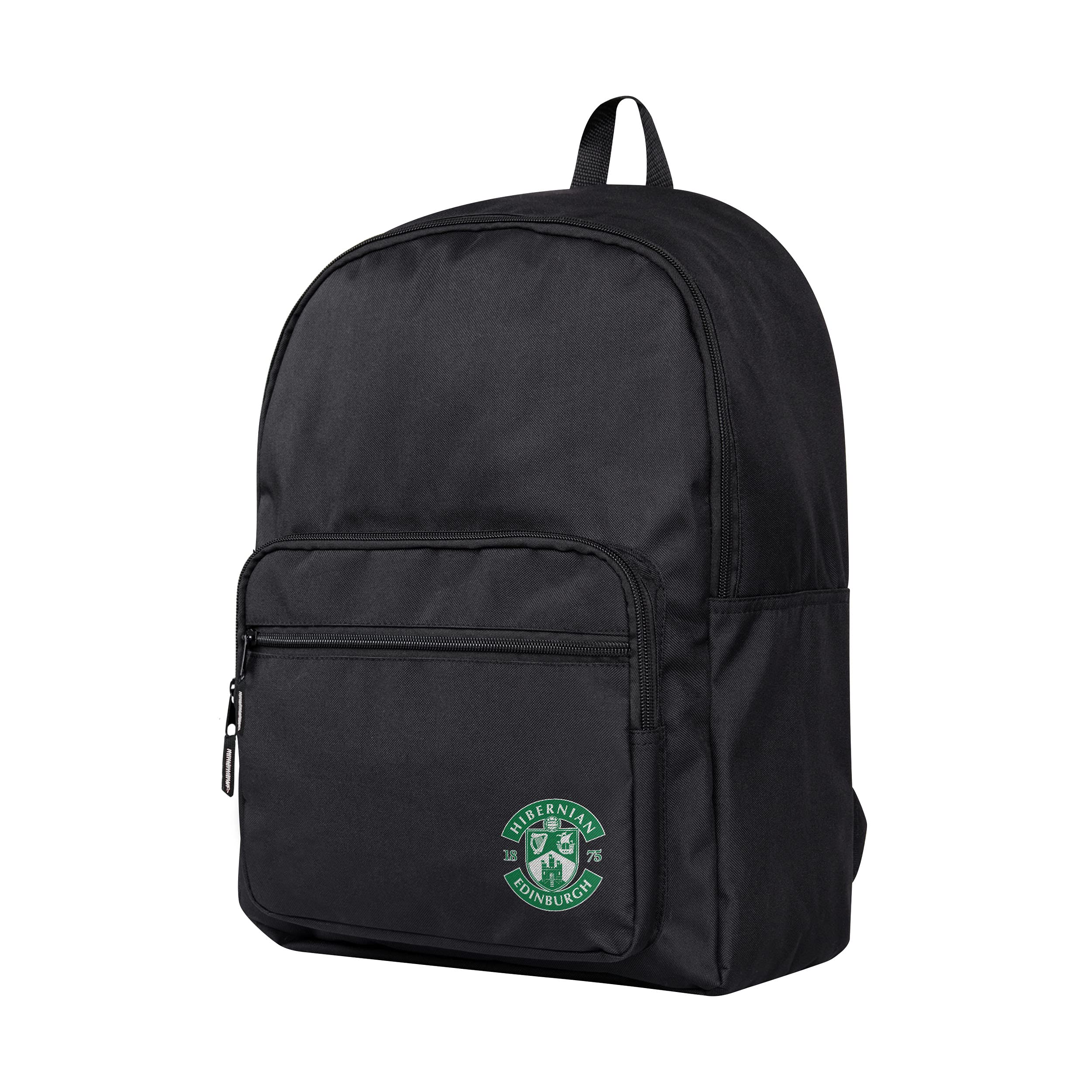 FOCO Official Hibernian FC Black Recycled Football Backpack Rucksack Bag