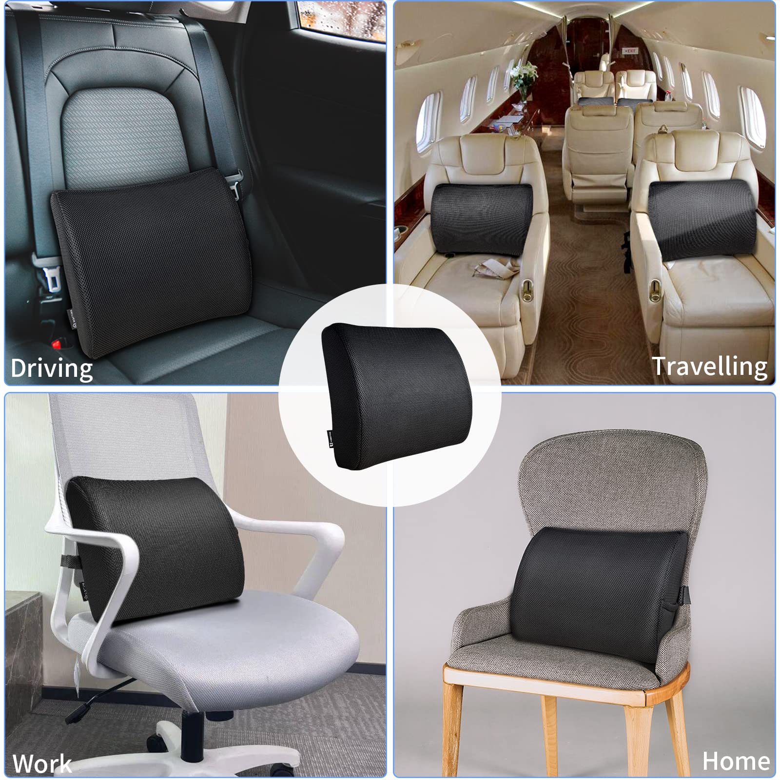 Car Seat Back Support 10 Best Everlasting Comfort Lumbar Support ...