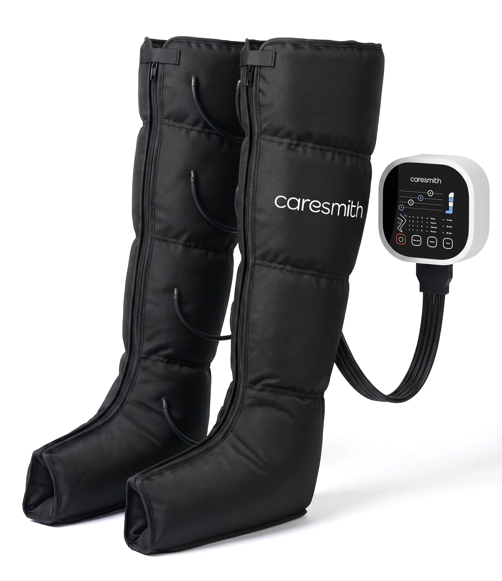 Caresmith Revive Leg Compression Massager with Powerful Controller | 4 Targeted Zones with 4 Modes | Foot Massager Machine for Pain Relief | Blood Circulation Massager-picture-26