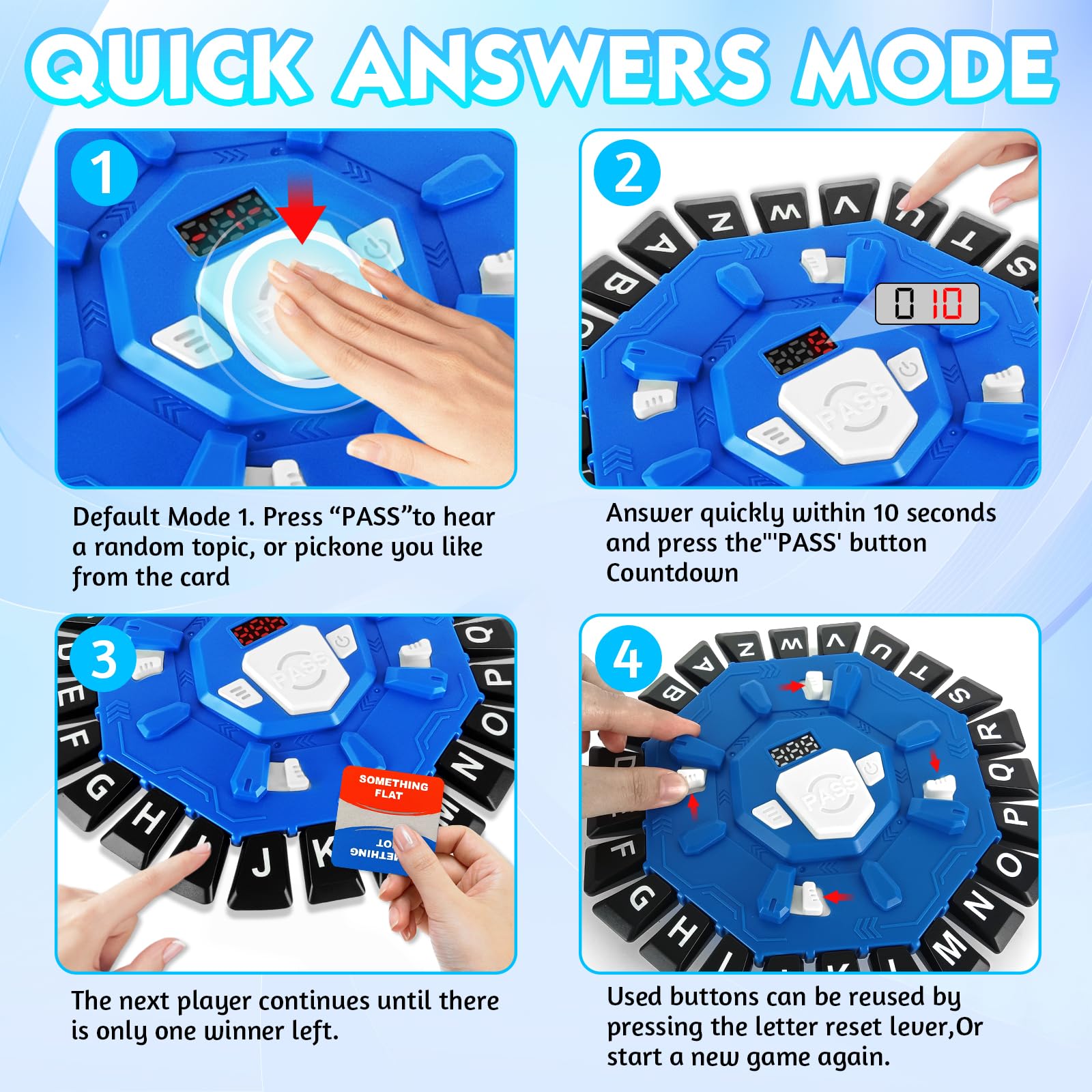 KutaKuta Board Game, Family Board Games for Adults Teens with 2 Modes, 220 Topic Categories - Image 4