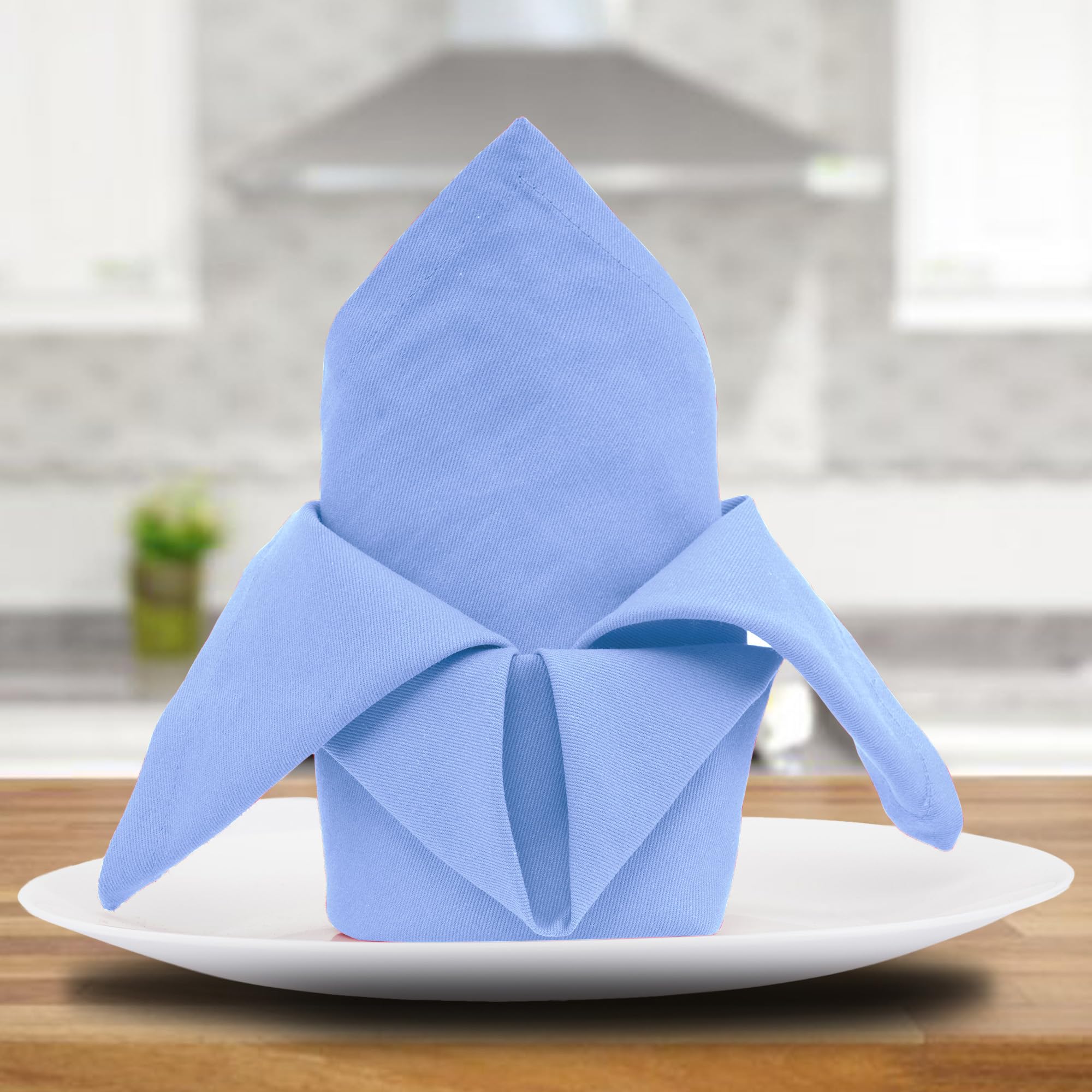 SweetNeedle Royal Blue Stoffen Servettenset, Hoge absorptie bij morsen
