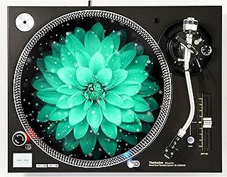 DJ Aqua Flower Floral Scratch Pad 1200 Vinyl Memorabilia 12