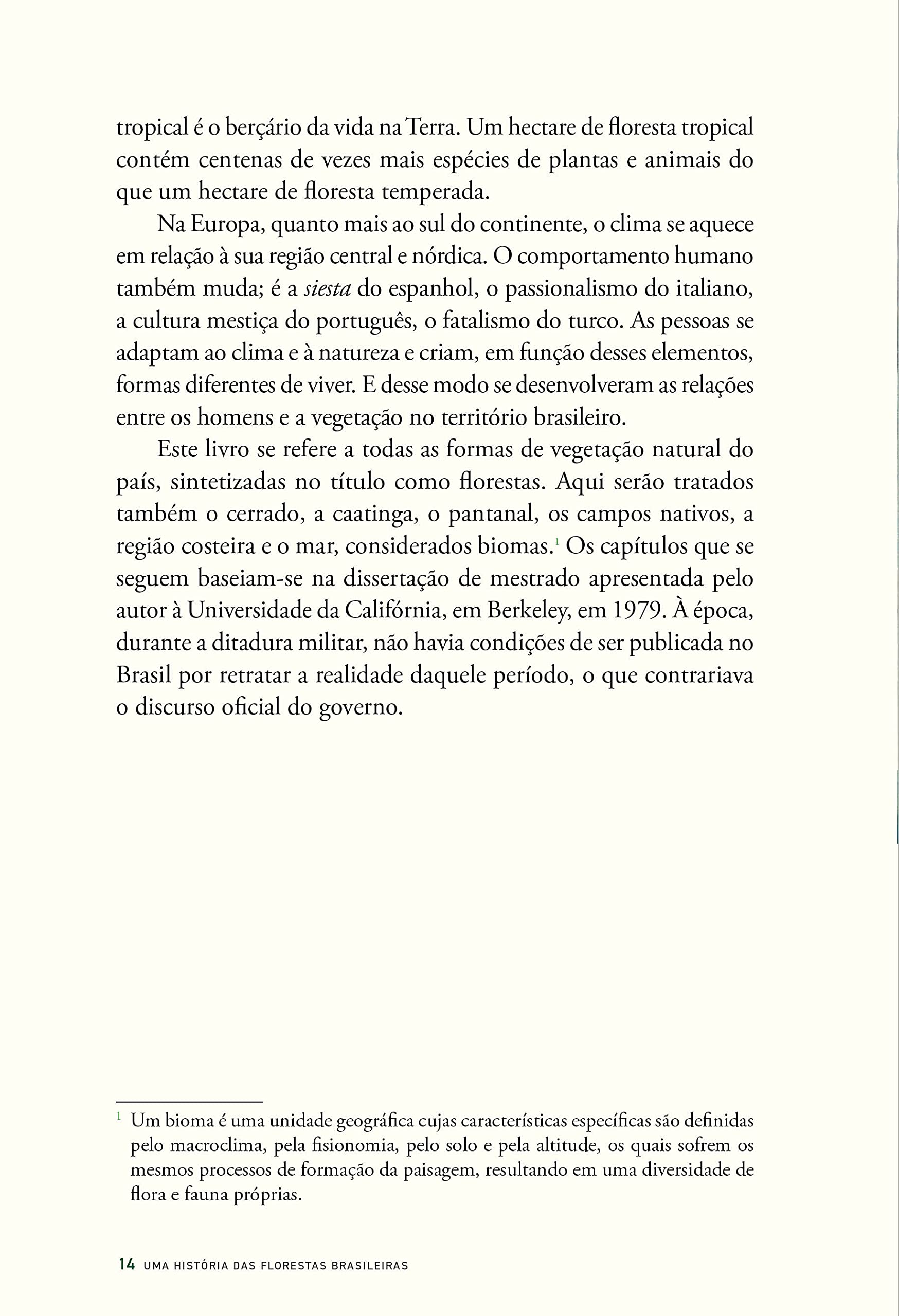 História das florestas brasileiras