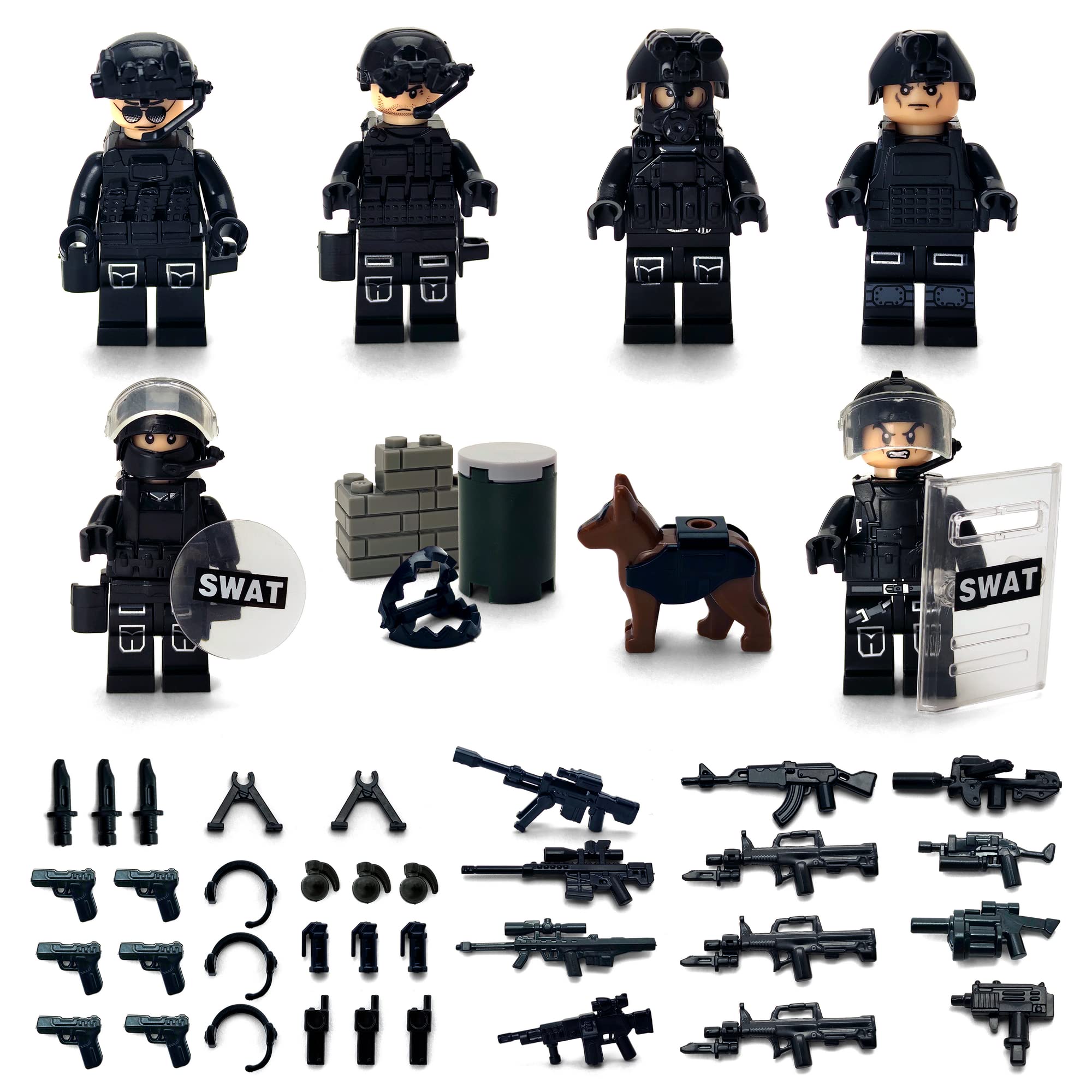 Amazon.co.jp: Toysvill SWAT ポリス ミリタリービルディングブロック