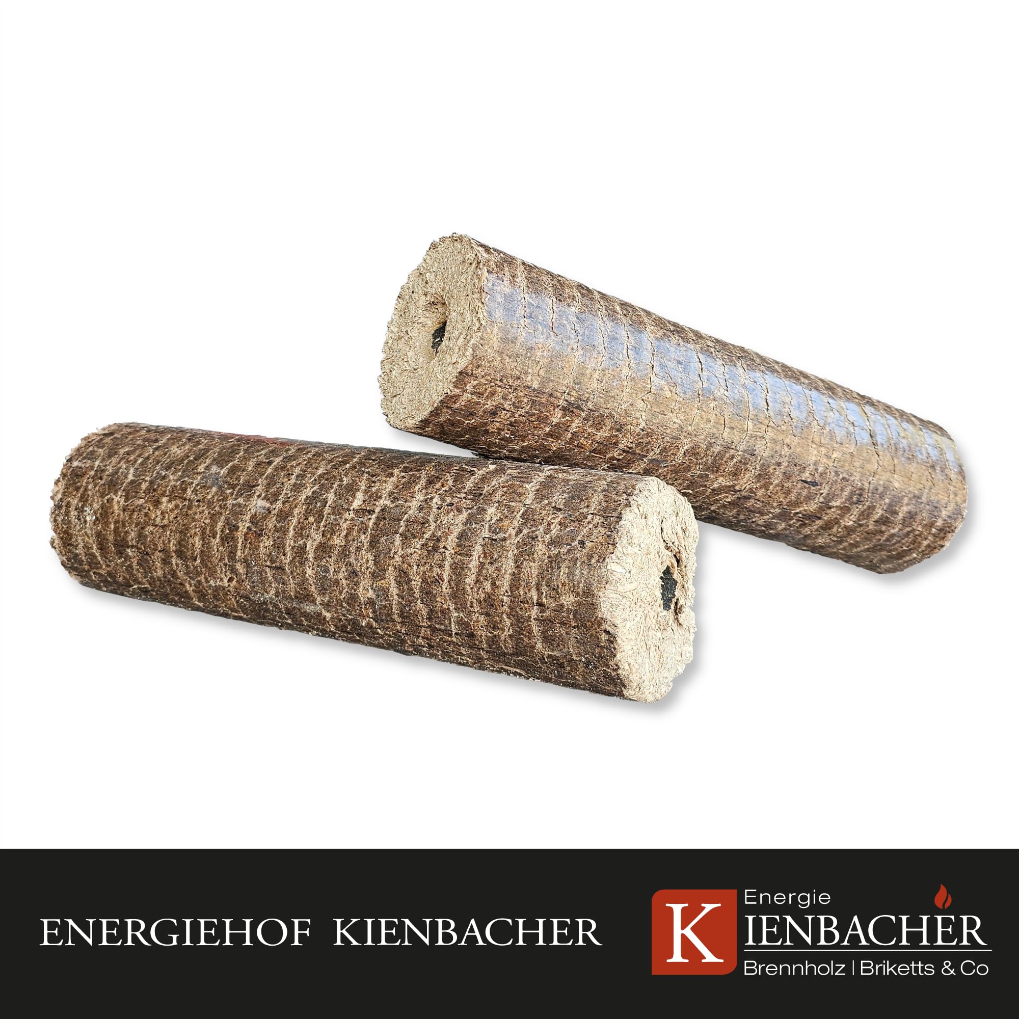 960kg Palette Nestro SONDERAKTION Holzbriketts aus Reiner Buche mit Zugloch Brenn Kamin Ofen Heiz Holz Gluthalter Brennholz Premium Öko Holzbriketts 90mm Durchmesser | Energie Kienbacher