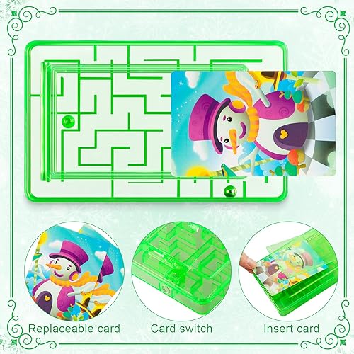 Miniatura 3 de Juego de 20 tarjetas de regalo, juego de máquina de pinball intelectual, juego de máquina de pinball para adolescentes, adultos, cumpleaños, fiesta