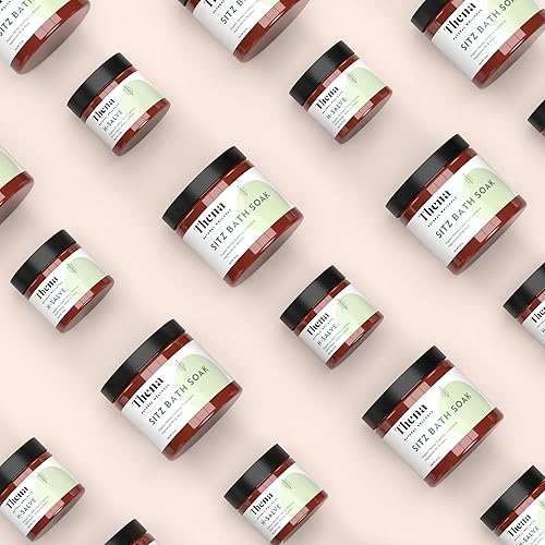 Miniatura 6 de Thena H Salve Crema natural para tratamiento de hemorroides (H Salve & Sitz baño remojo) Suave calmante relajante Esenciales posparto Cuidado