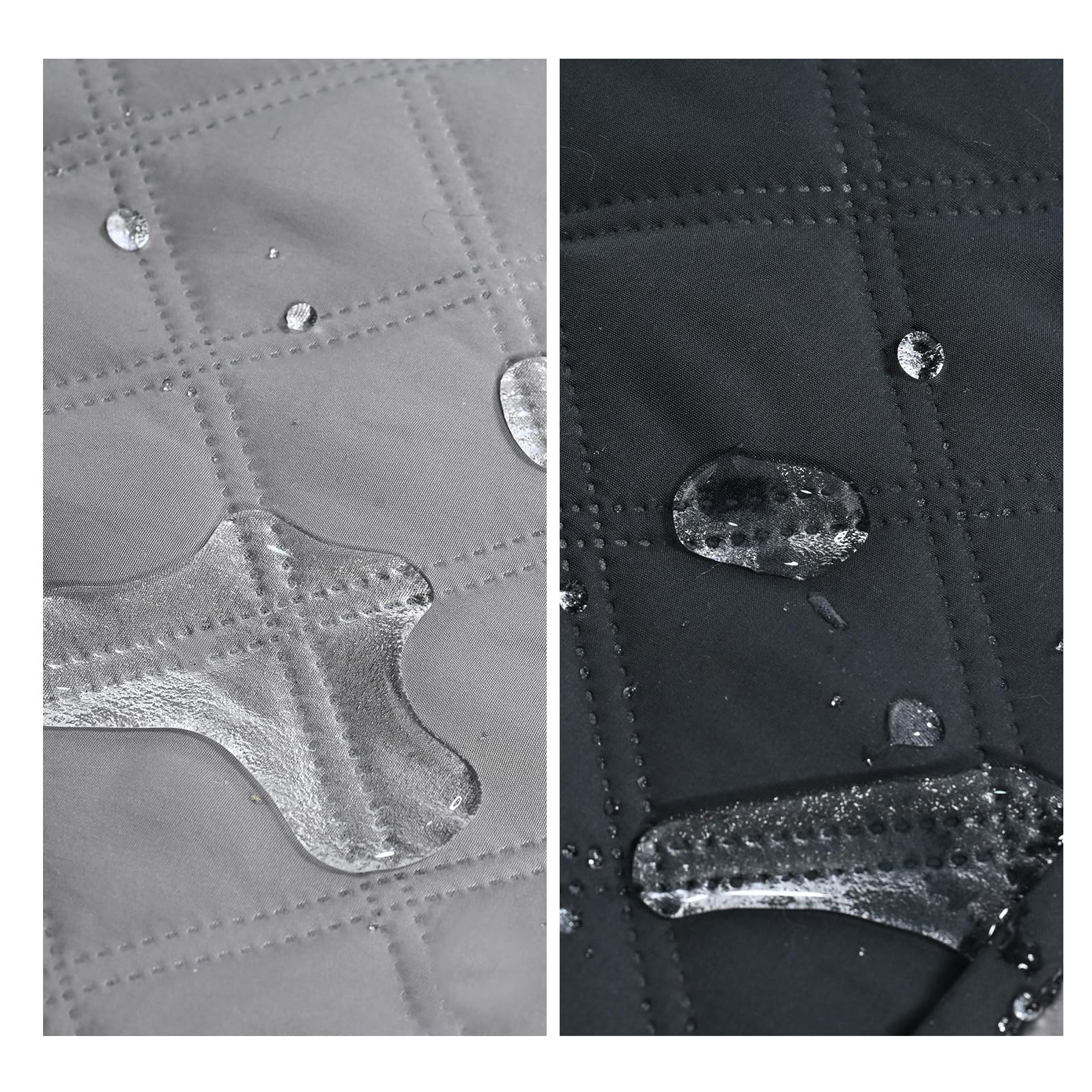 Amazon Basics Dog Bed Cover, Washable, Quilted Furniture Protector for Indoor Pets, Non-Slip Couch Cover Medium, Gray