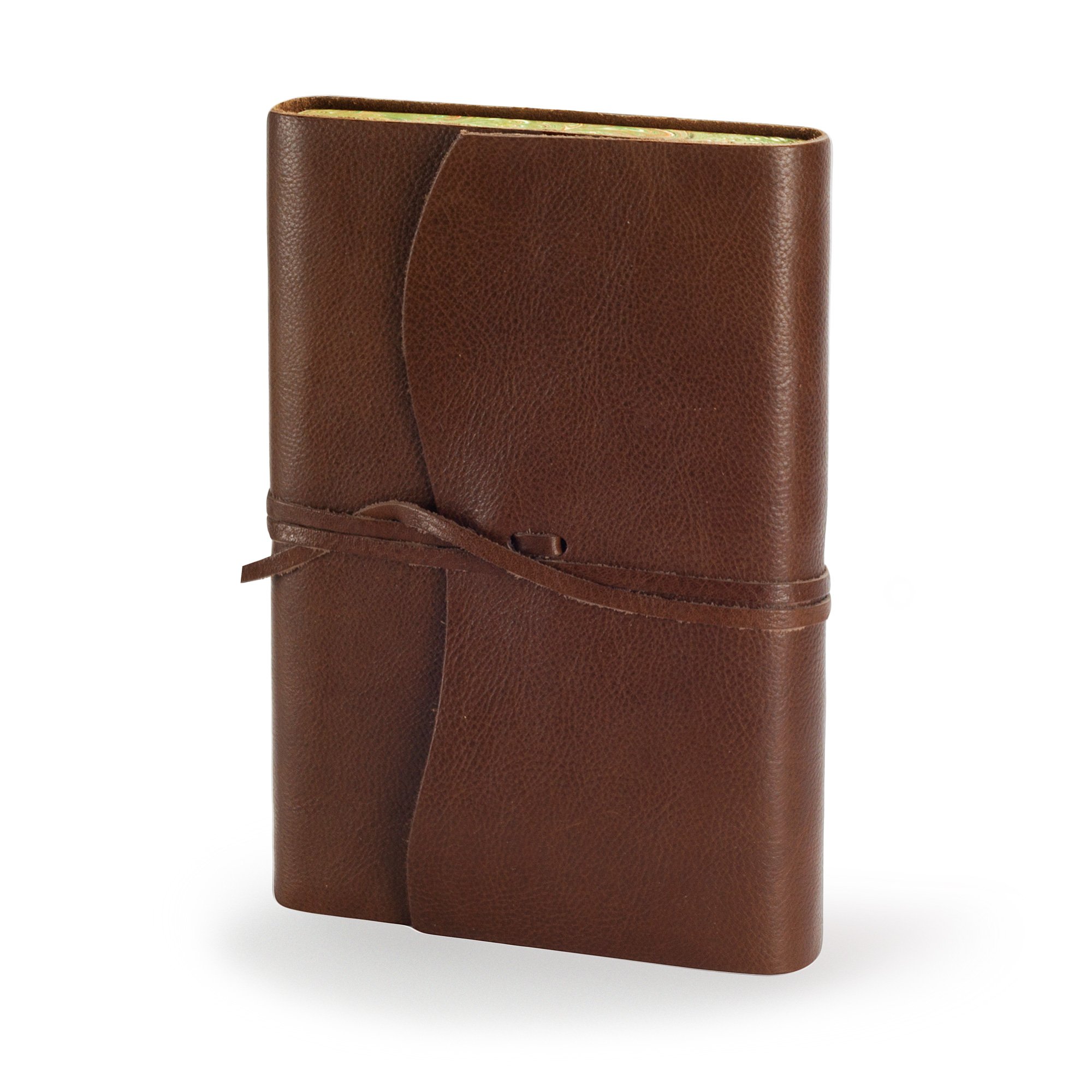 Belcraft Venezia Romantica Diario/Taccuino in Pelle, Regalo Uomo, Regalo Laurea, Regalo Papà, Regalo Compleanno, Realizzato a mano da Artigiani Toscani, Include Scatola Regalo, A5 (15x21 cm) Marrone