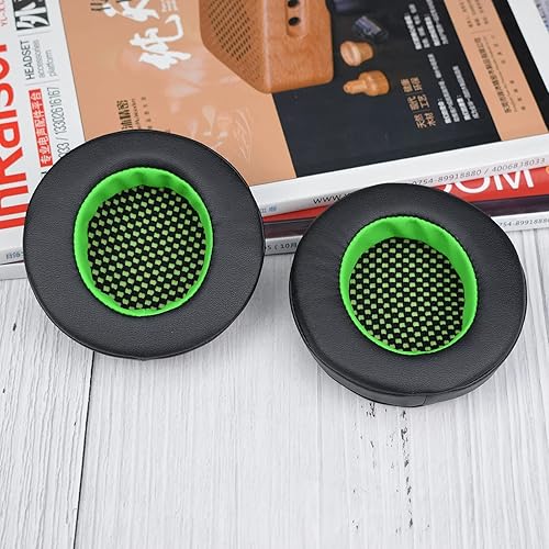 Miniatura 7 de MOLGRIA G4 - Almohadillas para oídos, almohadillas de piel de proteína de repuesto para EDIFIER G4 con controlador de vibración 7.1 auriculares para