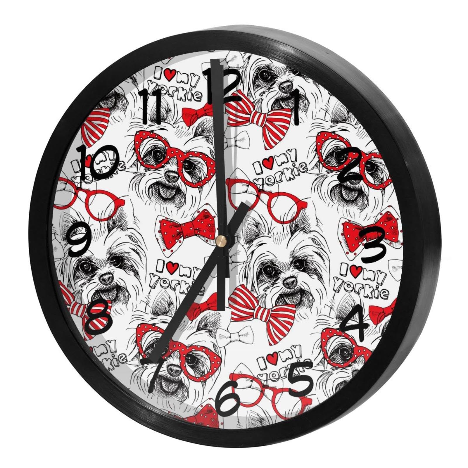 Horloge murale silencieuse sans tic-tac ronde à piles pour école