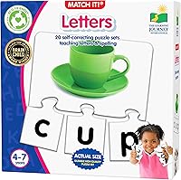 Vista 8 de The Learning Journey: Match It! - Letters - 20 Piece Self-Correcting Spelling Puzzles for Three Letter Words with Matching Images - Learning to Read