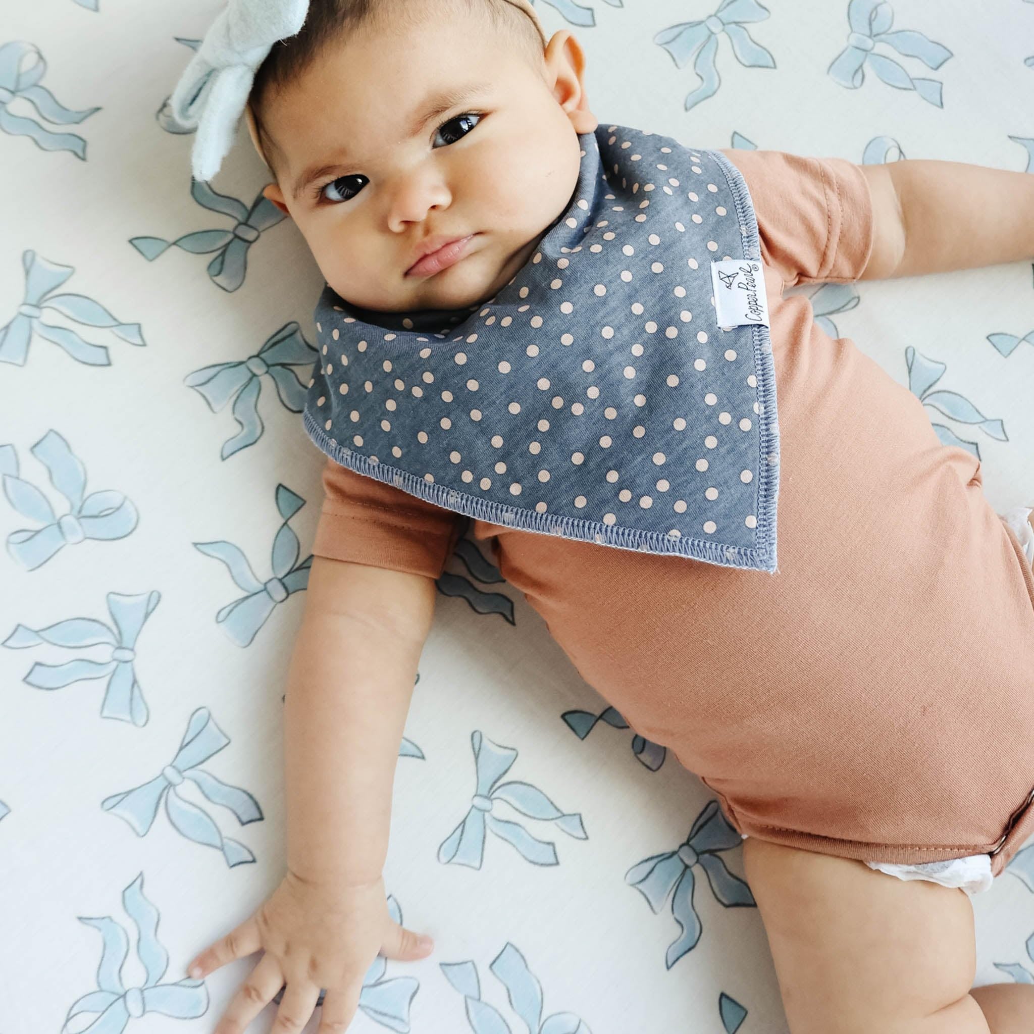 Premium Spannbettlaken für Kinderbett/Kleinkinder "Daphne" von Copper Pearl